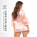 Goede kimono blush roze hoge kwaliteit